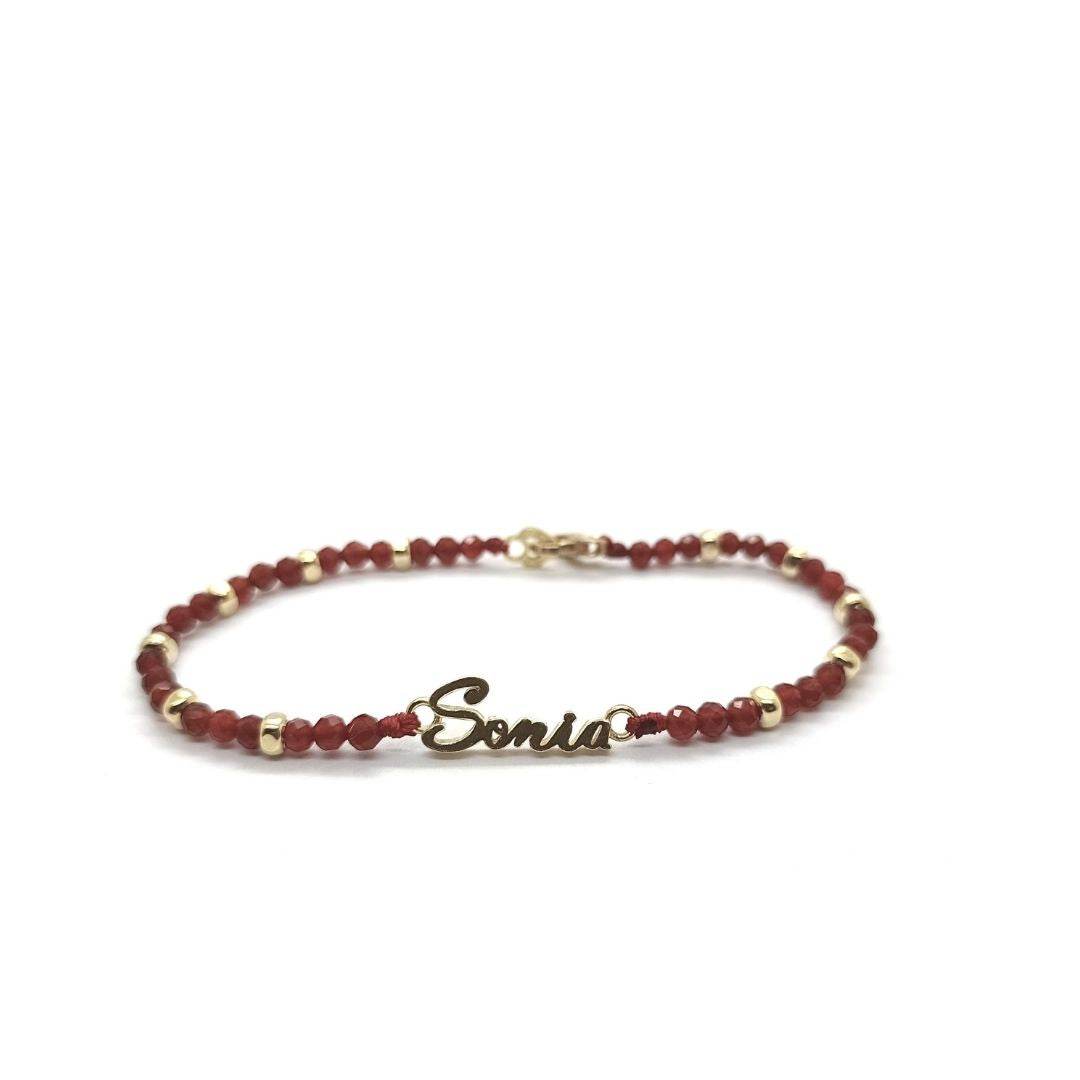 Bracciale spadino Nome- SPBR672 - Spadarella Gioielli