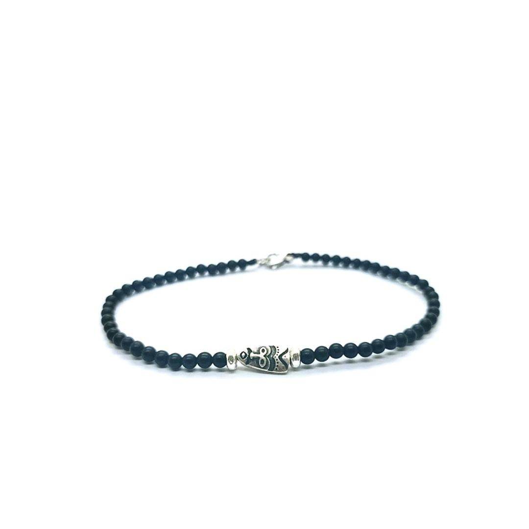 Bracciale spadino maschera Longevità - SPBR700 - Spadarella Gioielli