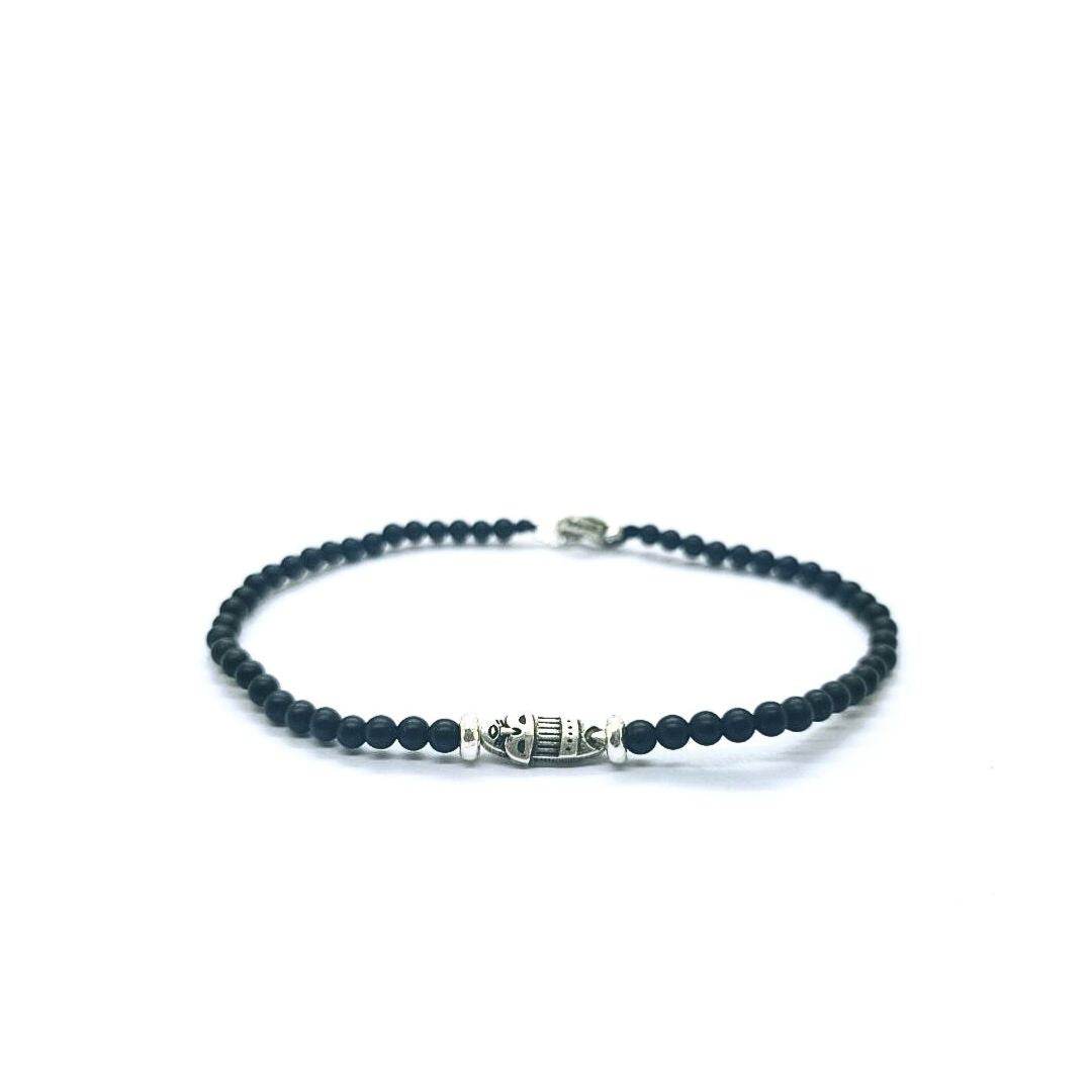Bracciale spadino maschera Lungimiranza - SPBR702 - Spadarella Gioielli