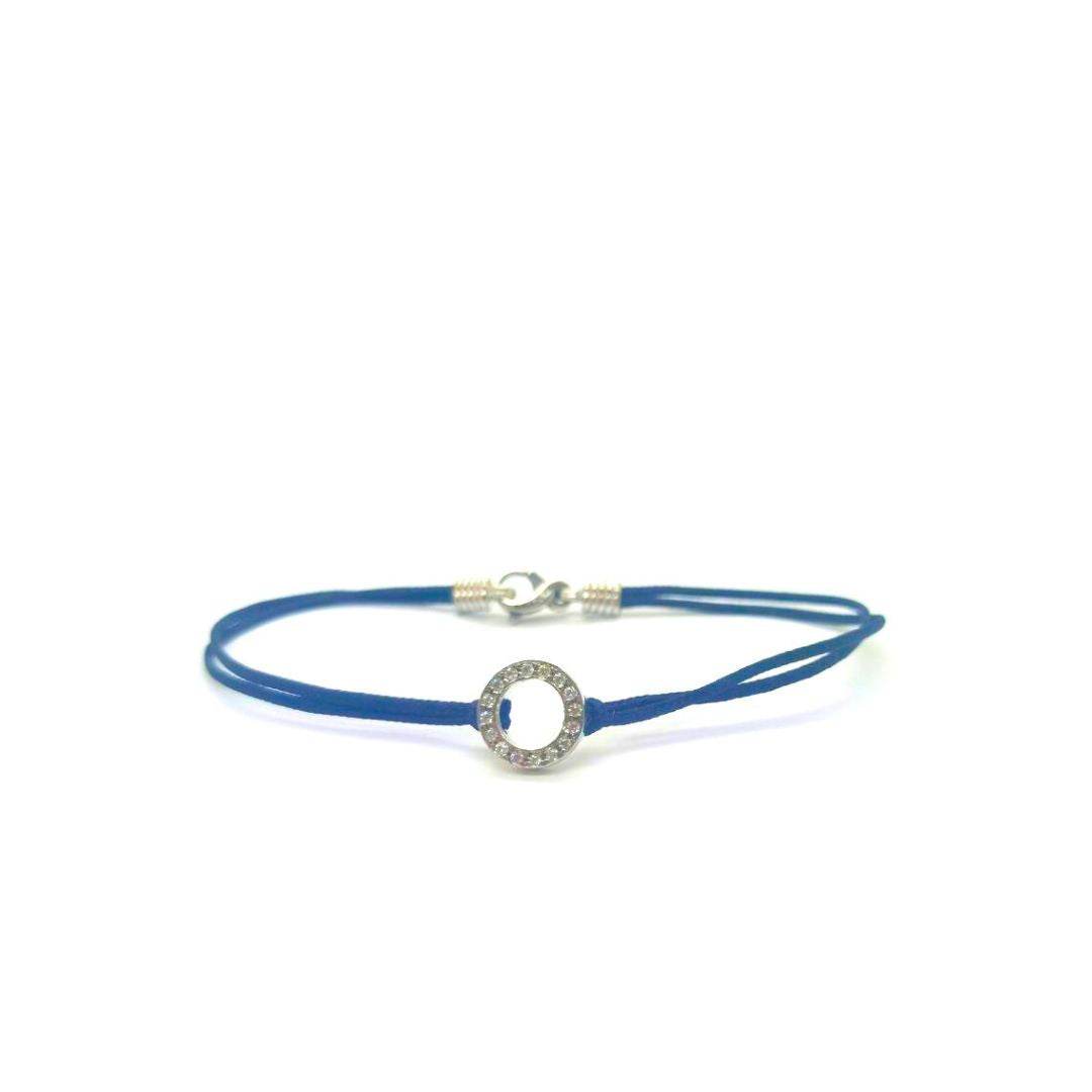 Bracciale spadino cerchio zirconi - SPBR706 - Spadarella Gioielli