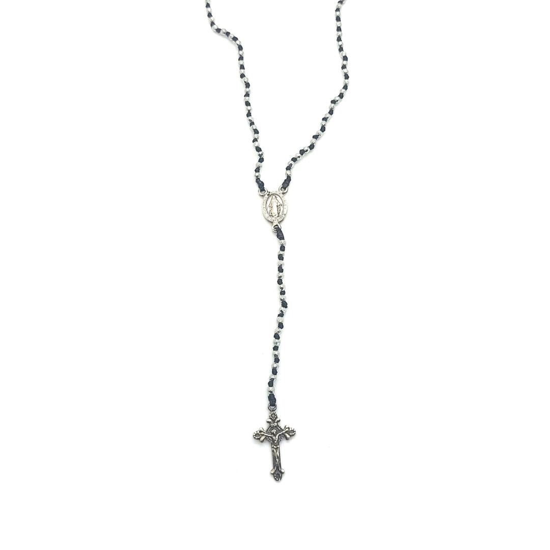 Spadino Rosary Stone Necklace - SPCL282