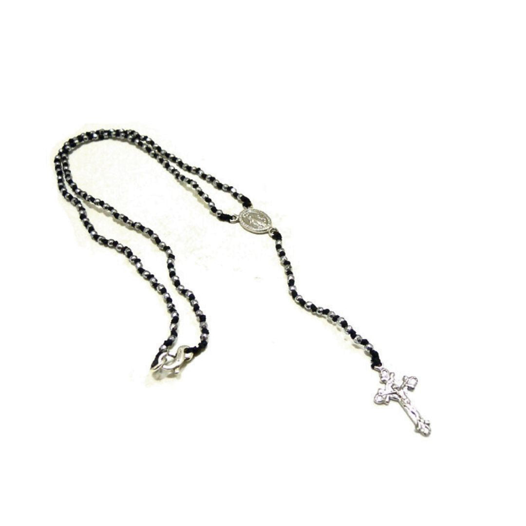 Spadino Rosary Stone Necklace - SPCL282