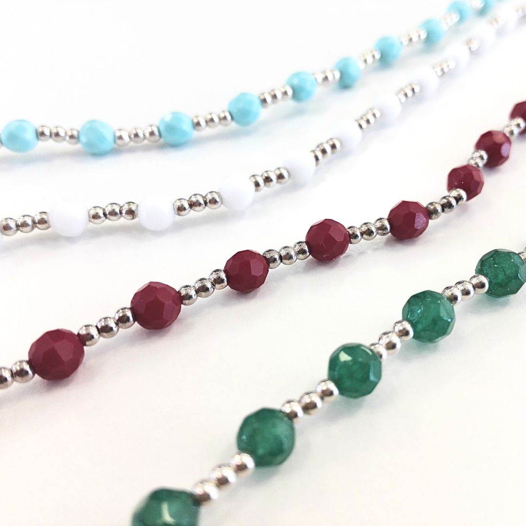 Collana spadino pietre - SPGR358 - Spadarella Gioielli