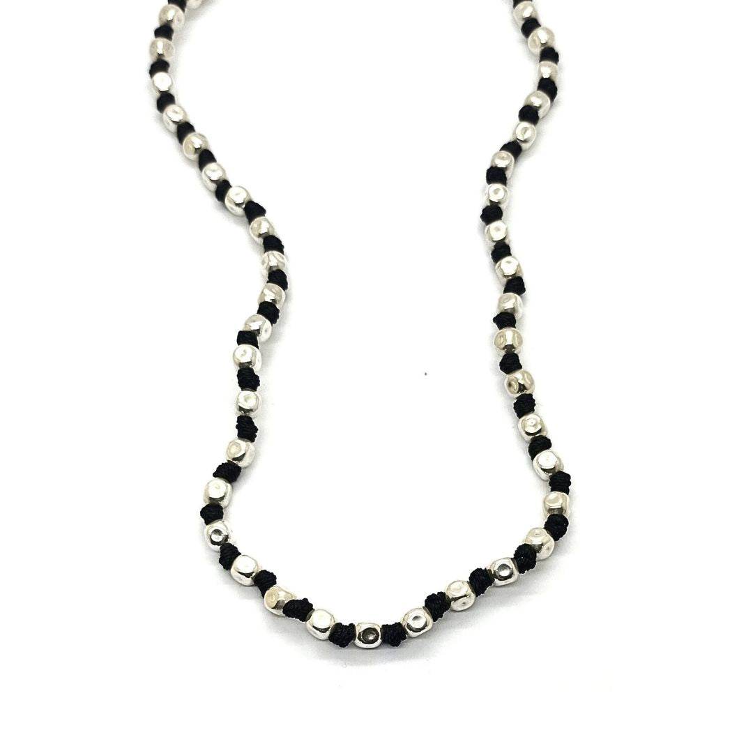 Collana spadino nodi e pepite - SPGR361 - Spadarella Gioielli
