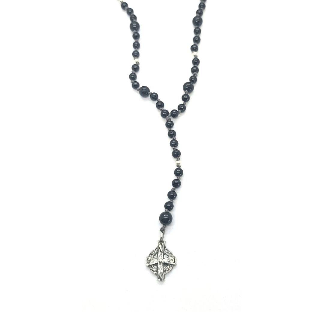 Collana pietre croce - SPGR390 - Spadarella Gioielli