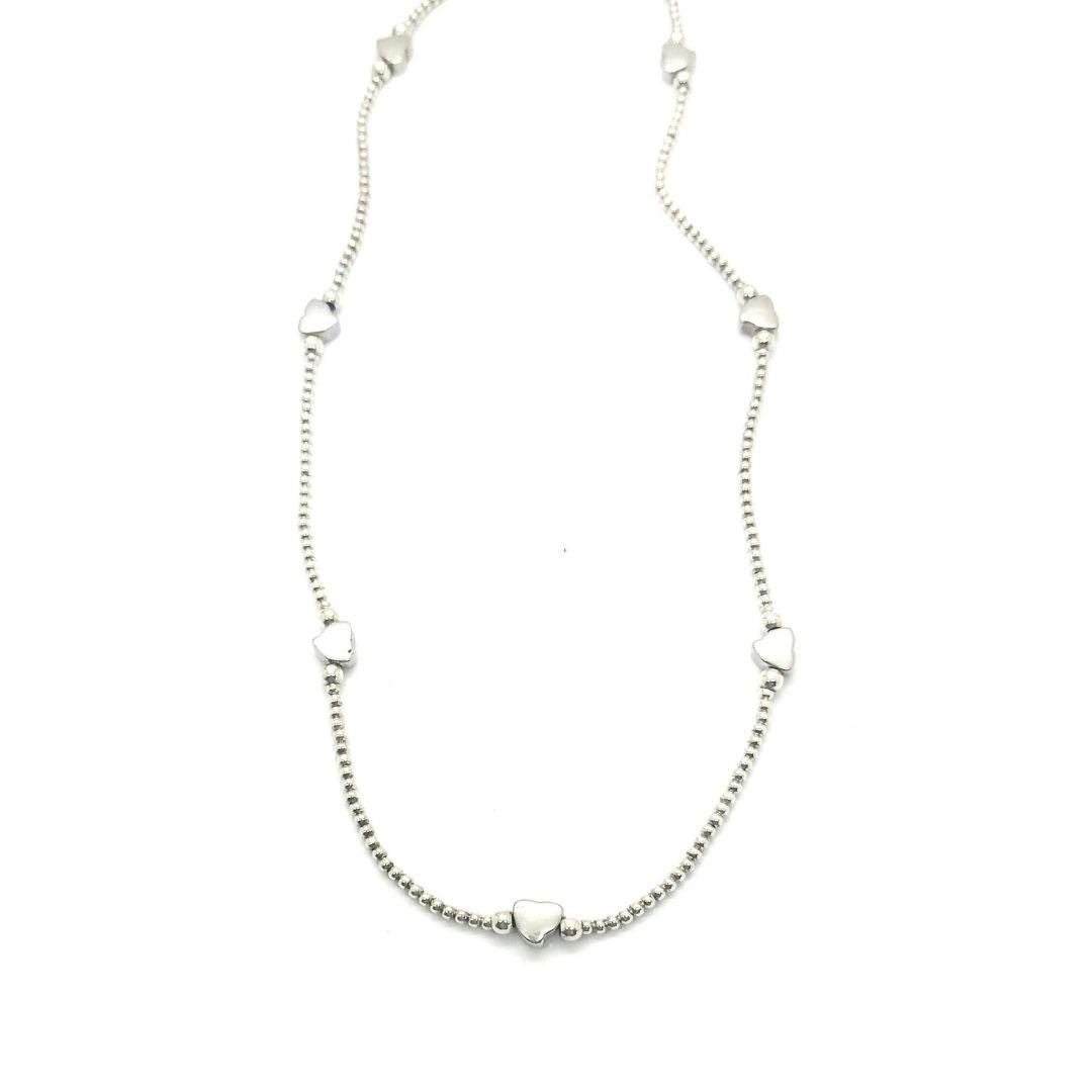 Collana Spadino cuoricini - SPGR574 - Spadarella Gioielli