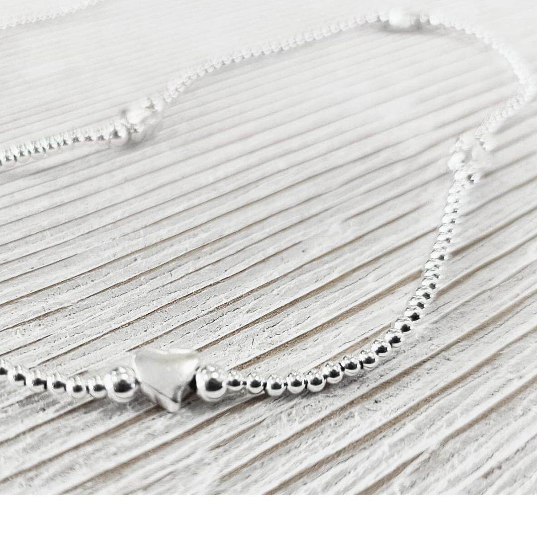 Collana Spadino cuoricini - SPGR574 - Spadarella Gioielli