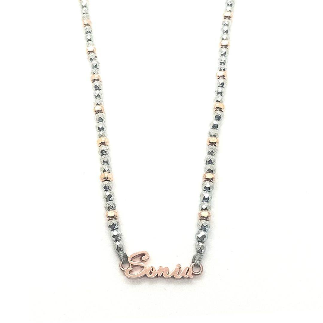 Collana spadino nome - SPGR675 - Spadarella Gioielli