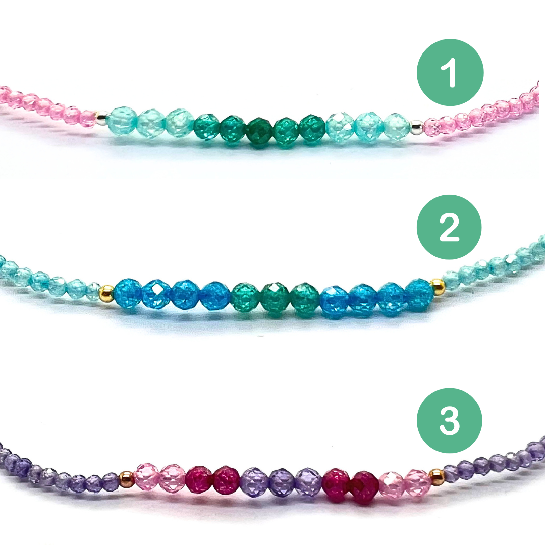Collana Spadino zirconcini - SPGR785