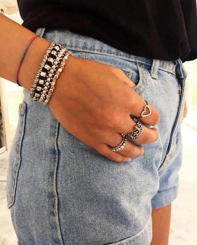 Bracciale spadino pepite - SPBR294 - Spadarella Gioielli