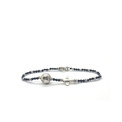 Bracciale spadino aereo e mondo - SPBR737