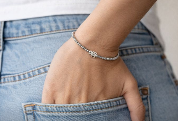 Bracciale spadino San Valentino cubetto- SPBR762