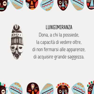 Bracciale spadino maschera Lungimiranza - SPBR702 - Spadarella Gioielli
