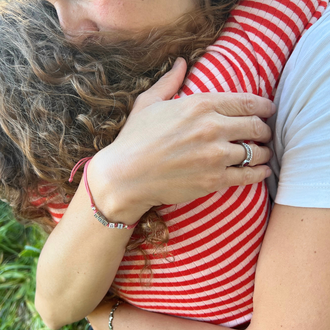 Bracciale spadino cordino I ❤️ MUM