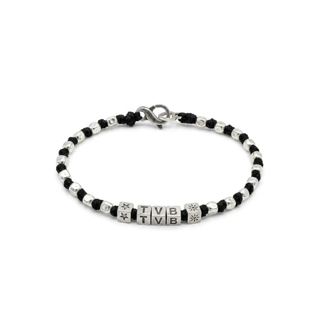 Bracciale spadino cubetti personalizzato