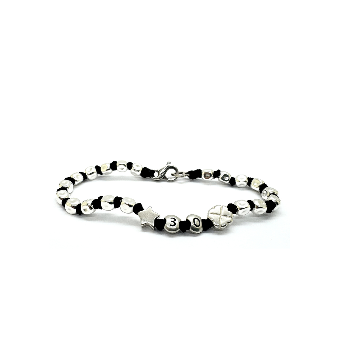 Bracciale spadino crushed personalizzabile