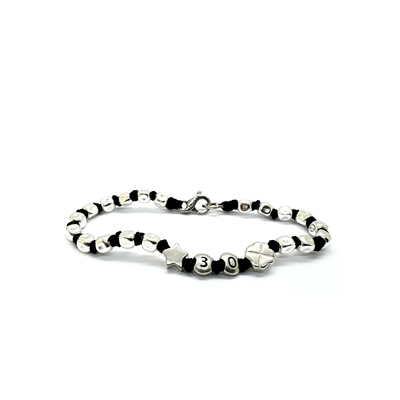 Bracciale spadino crushed personalizzabile