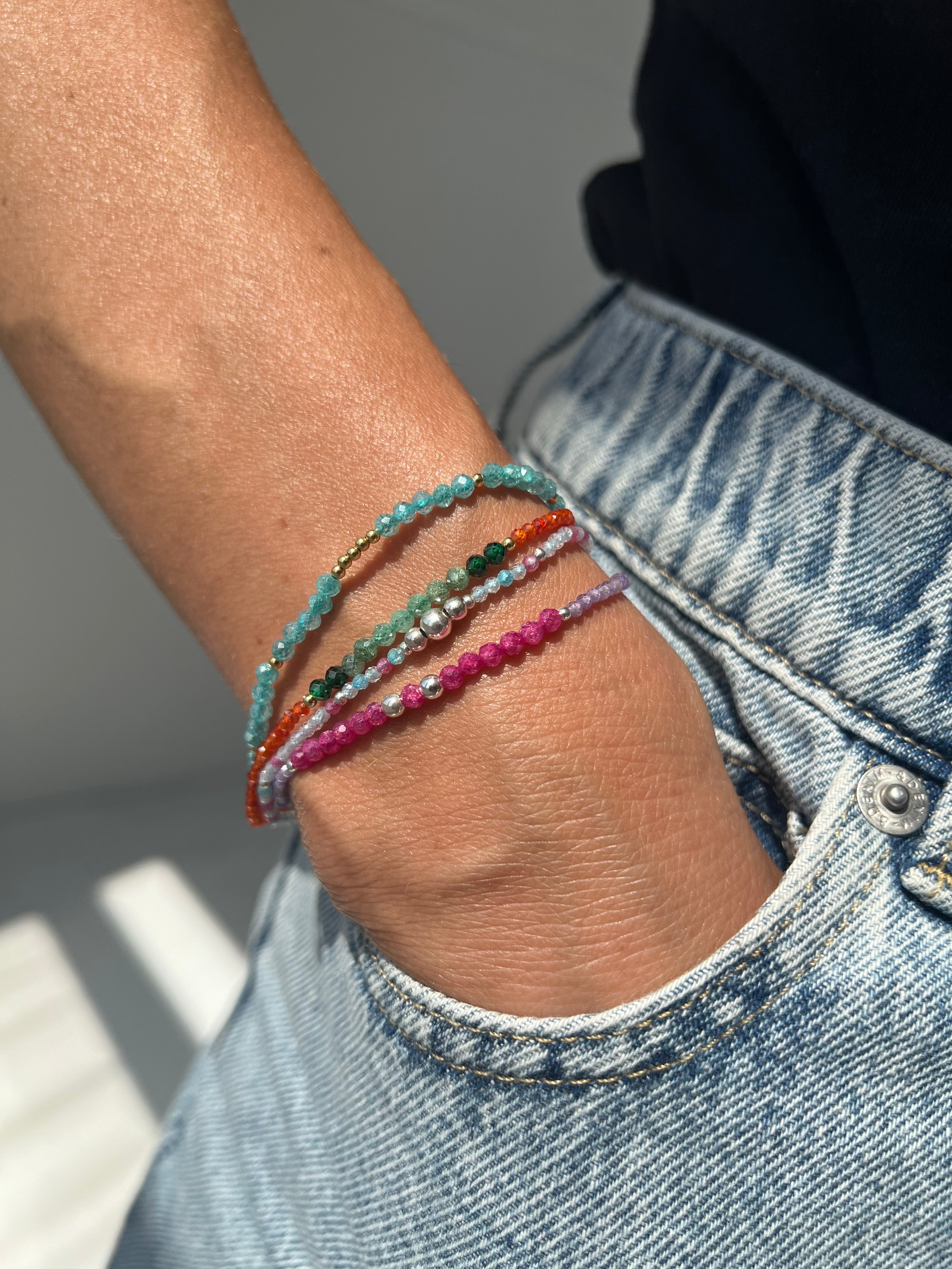 Bracciale spadino zirconcini - SPBR775