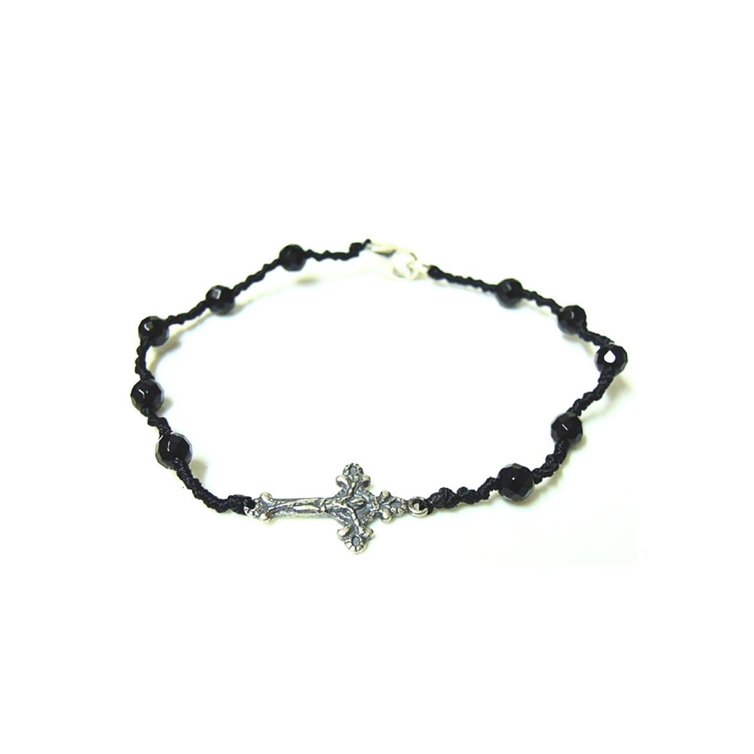 Bracelet sword rosary stones - SPBR156