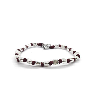 Bracciale spadino globuli rigati - SPBR535 - Spadarella Gioielli