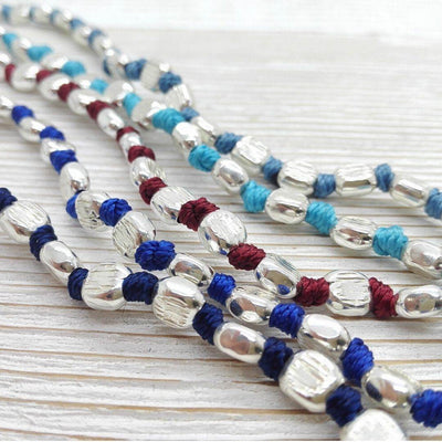 Bracciale spadino globuli rigati - SPBR535 - Spadarella Gioielli
