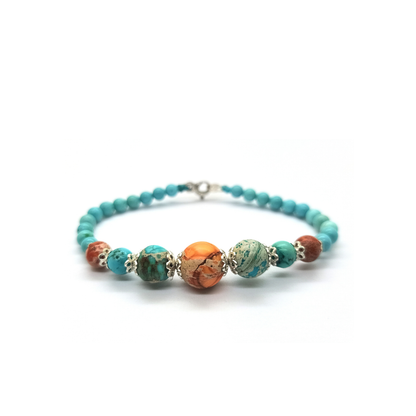 Bracciale spadino con pietre - SPBR768