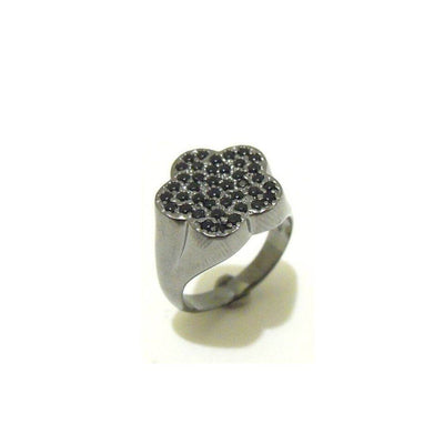 Anello fiore zirconi - AN398 - Spadarella Gioielli