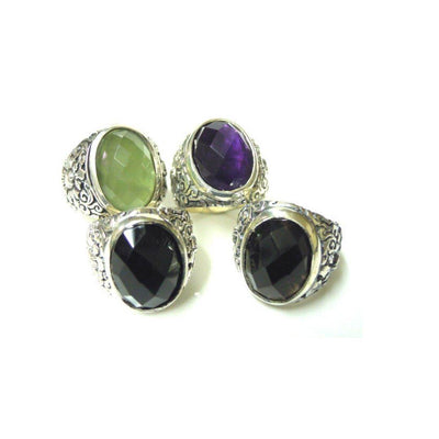 Anello pietra ovale - AN441 - Spadarella Gioielli