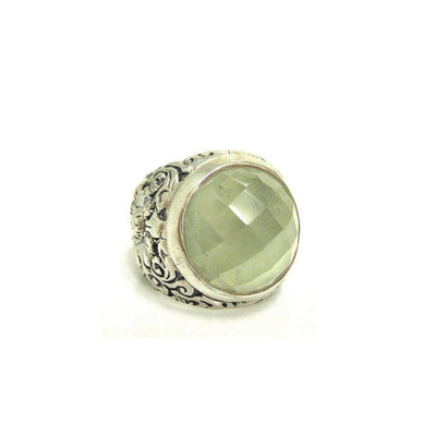 Anello pietra tonda - AN443 - Spadarella Gioielli