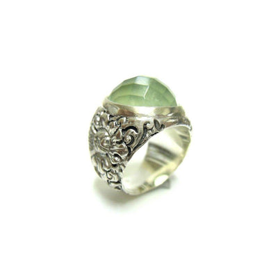 Anello pietra tonda - AN443 - Spadarella Gioielli