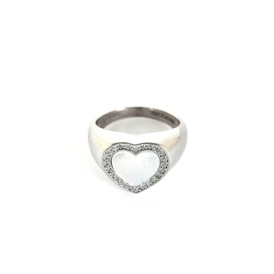 Anello cuore zirconi - AN784 - Spadarella Gioielli