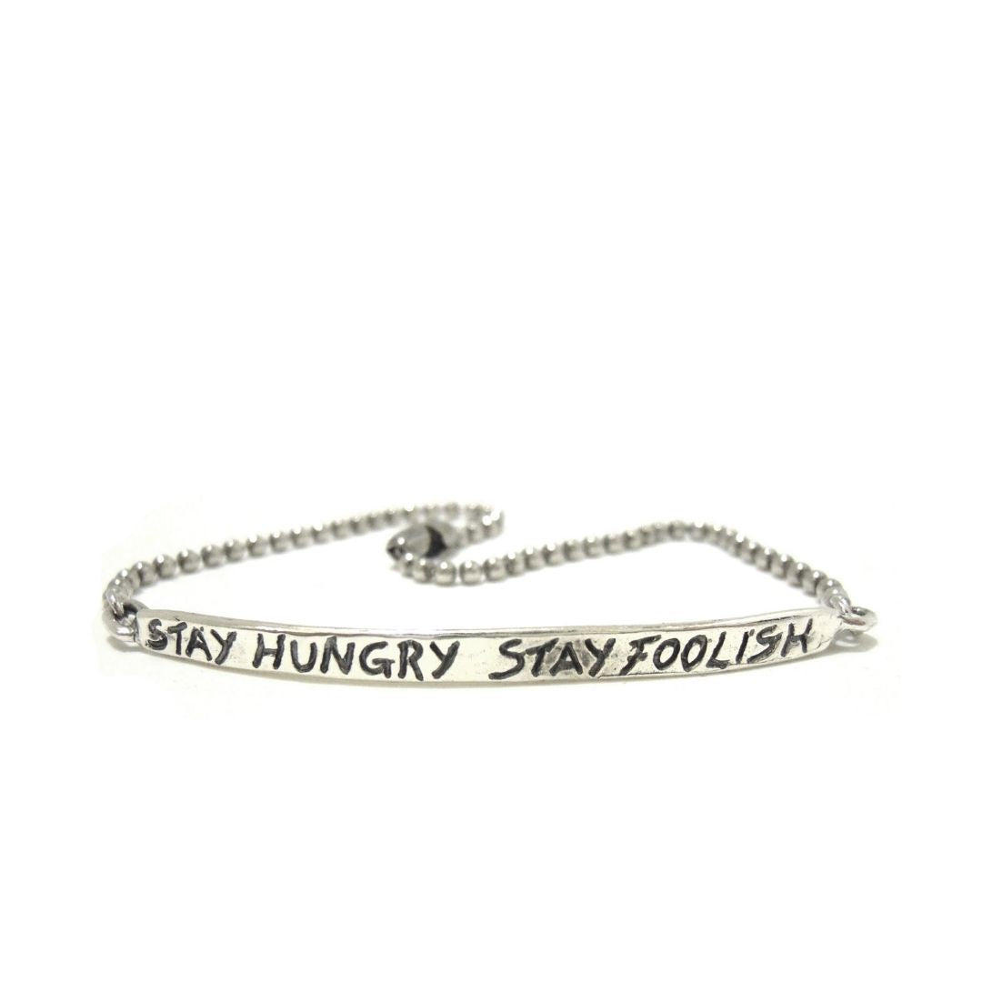 Bracciale Stay hungry stay foolish - BR463