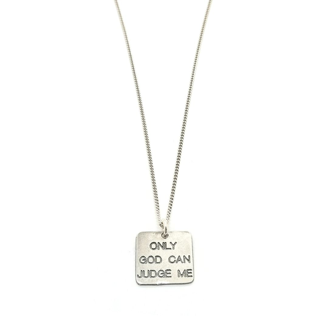 Only god... tag necklace - CD549