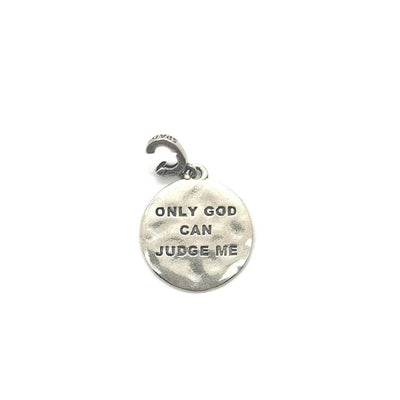 Charm targhetta Only god... - CIC10 - Spadarella Gioielli