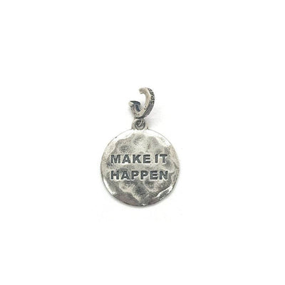 Charm targhetta Make it happen - CIC11 - Spadarella Gioielli