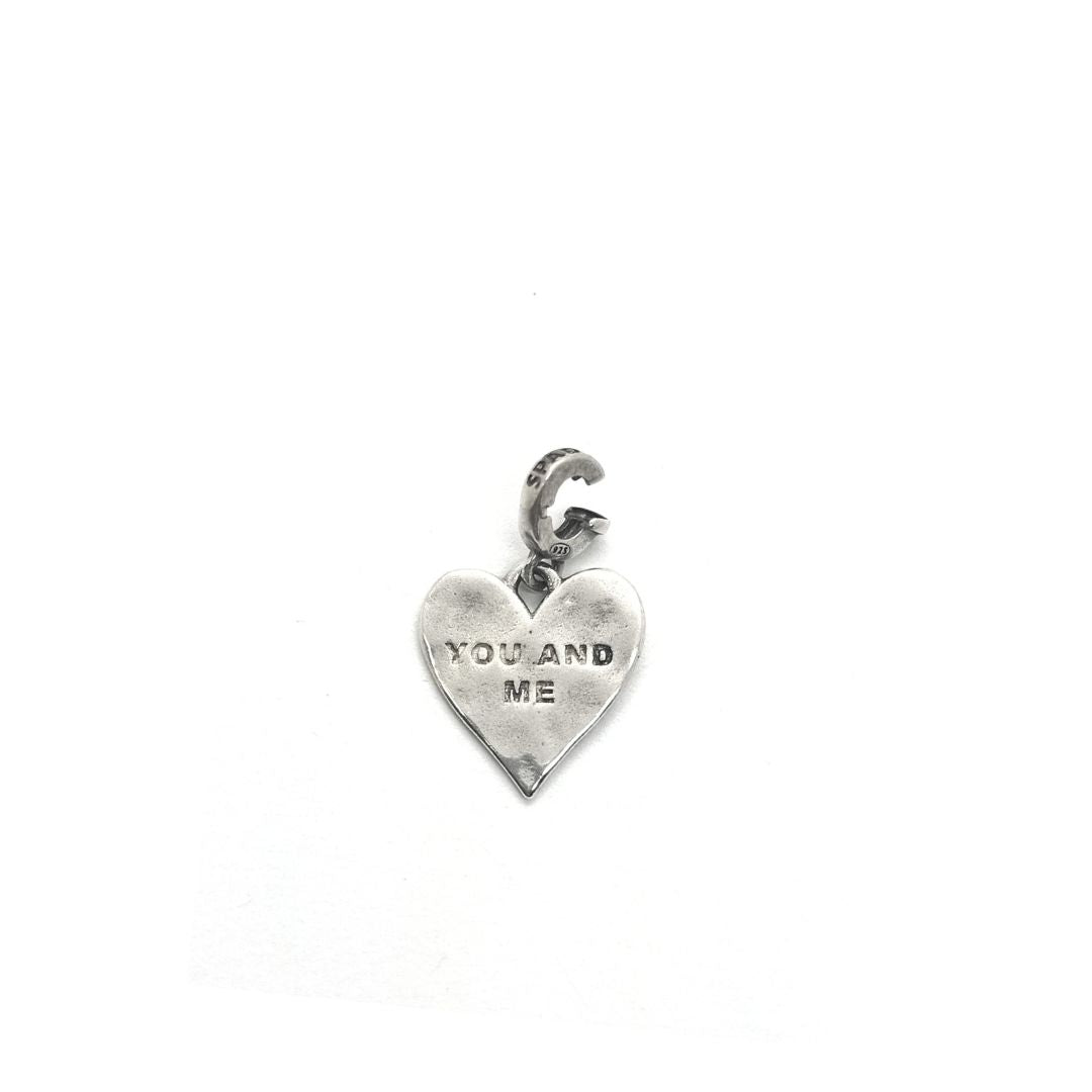 You and Me heart charm - CIC19