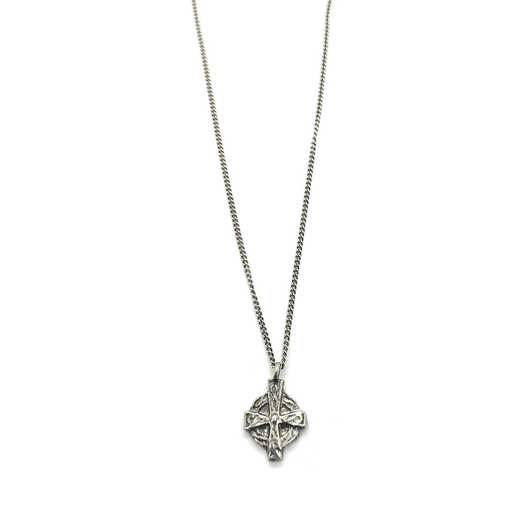 Circled Cross Necklace - CL614