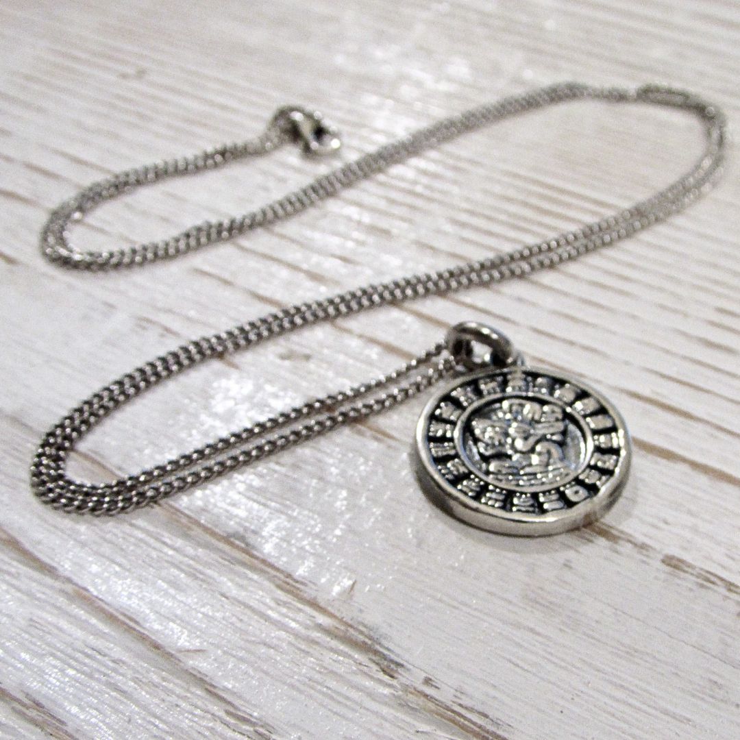 Mayan Calendar Necklace - CL643