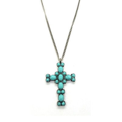 Collana croce pietre - CL692 - Spadarella Gioielli