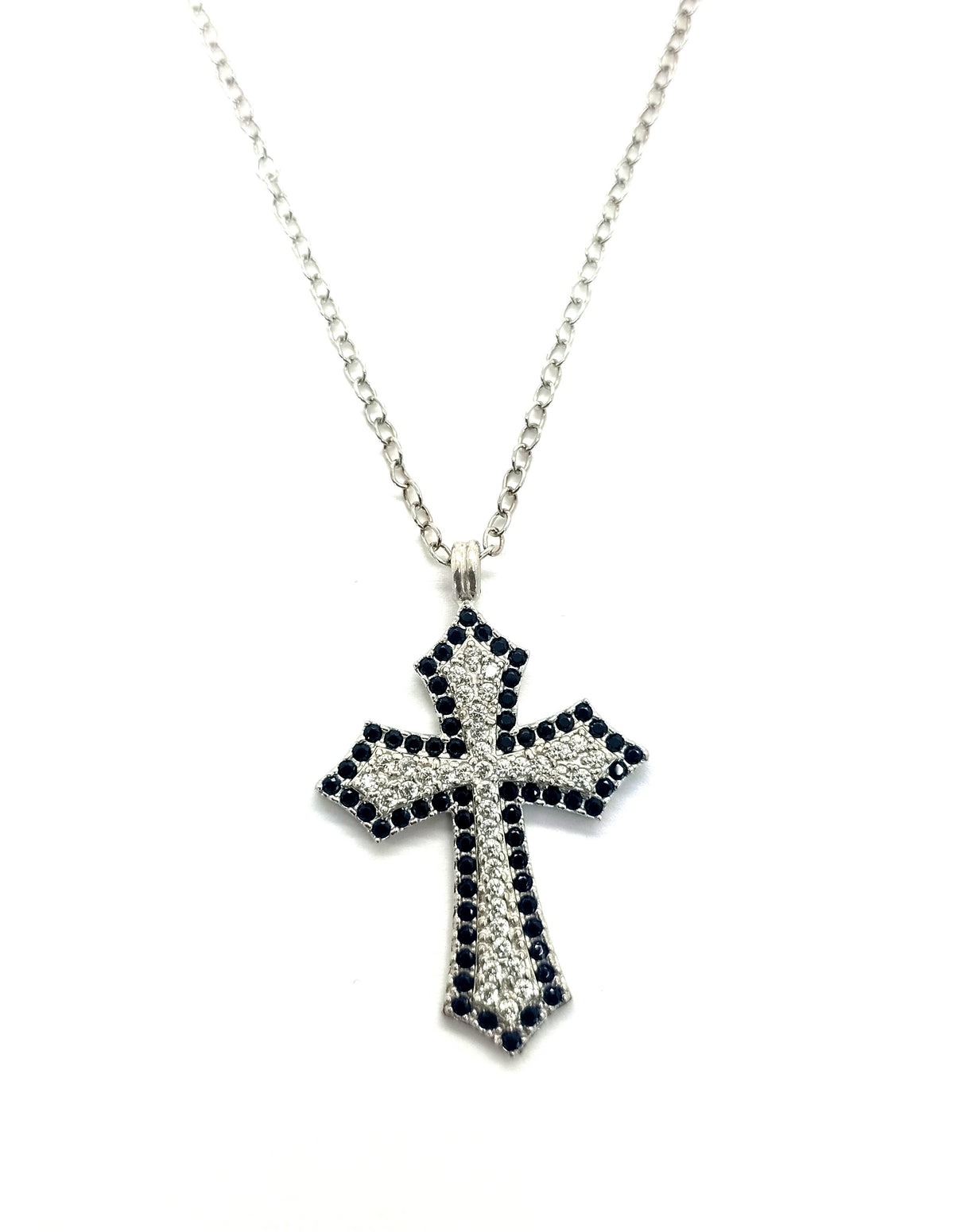 Collana croce zirconi - CL697