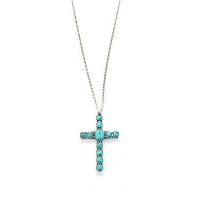 Collana croce pietre - CL700 - Spadarella Gioielli