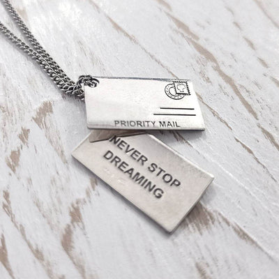 Collana bustina Never stop... - CL707 - Spadarella Gioielli