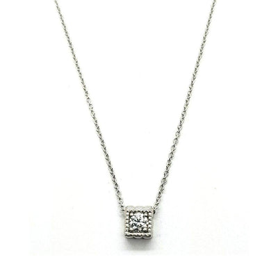 Collana scintille quadrato - CL714 - Spadarella Gioielli