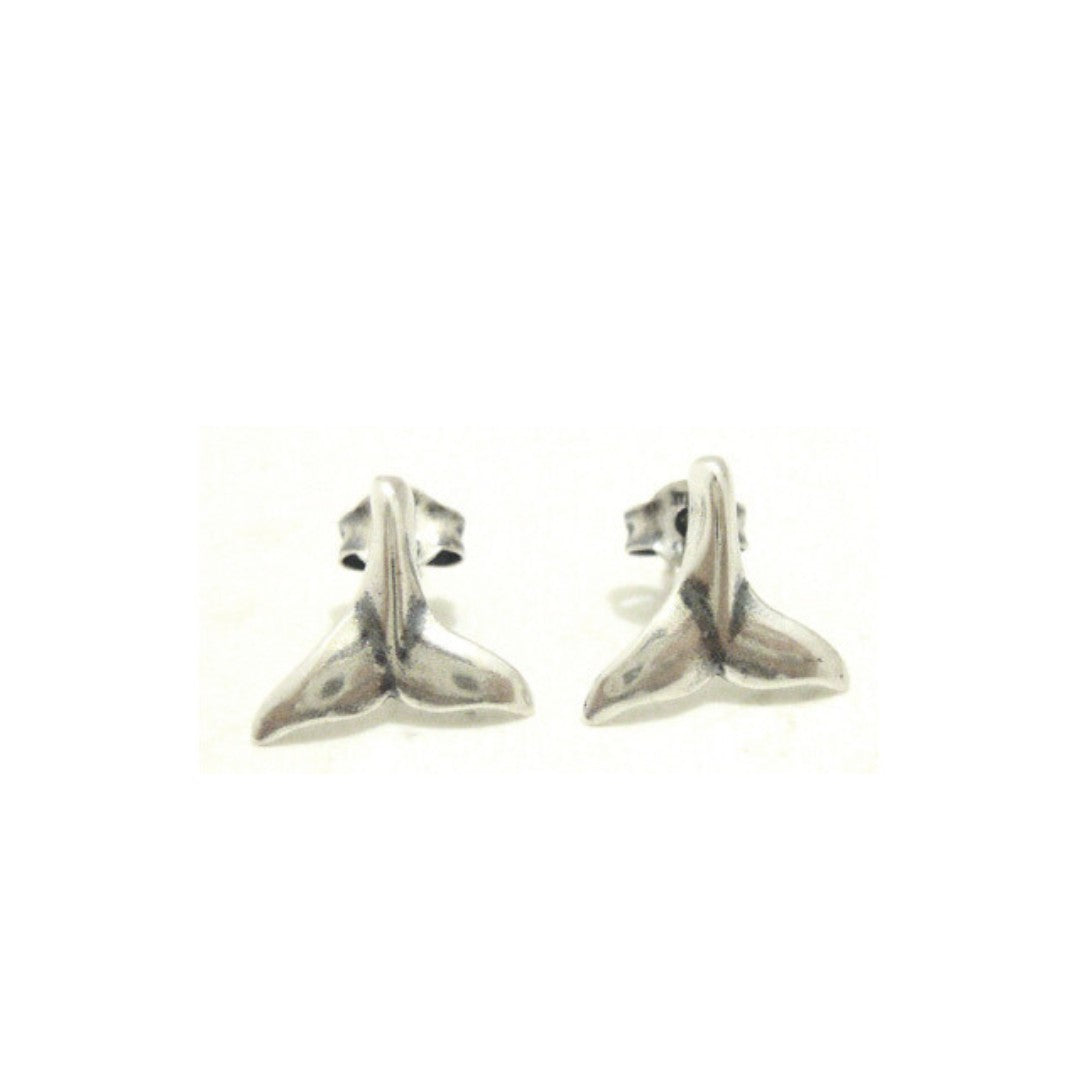 Whale Tail Stud Earrings - OR724