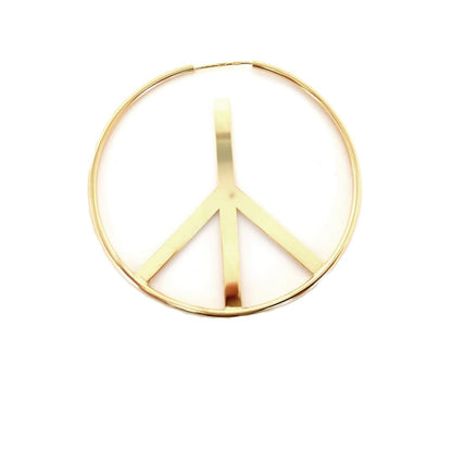 Peace &amp; Love Hoop Earring - OR797