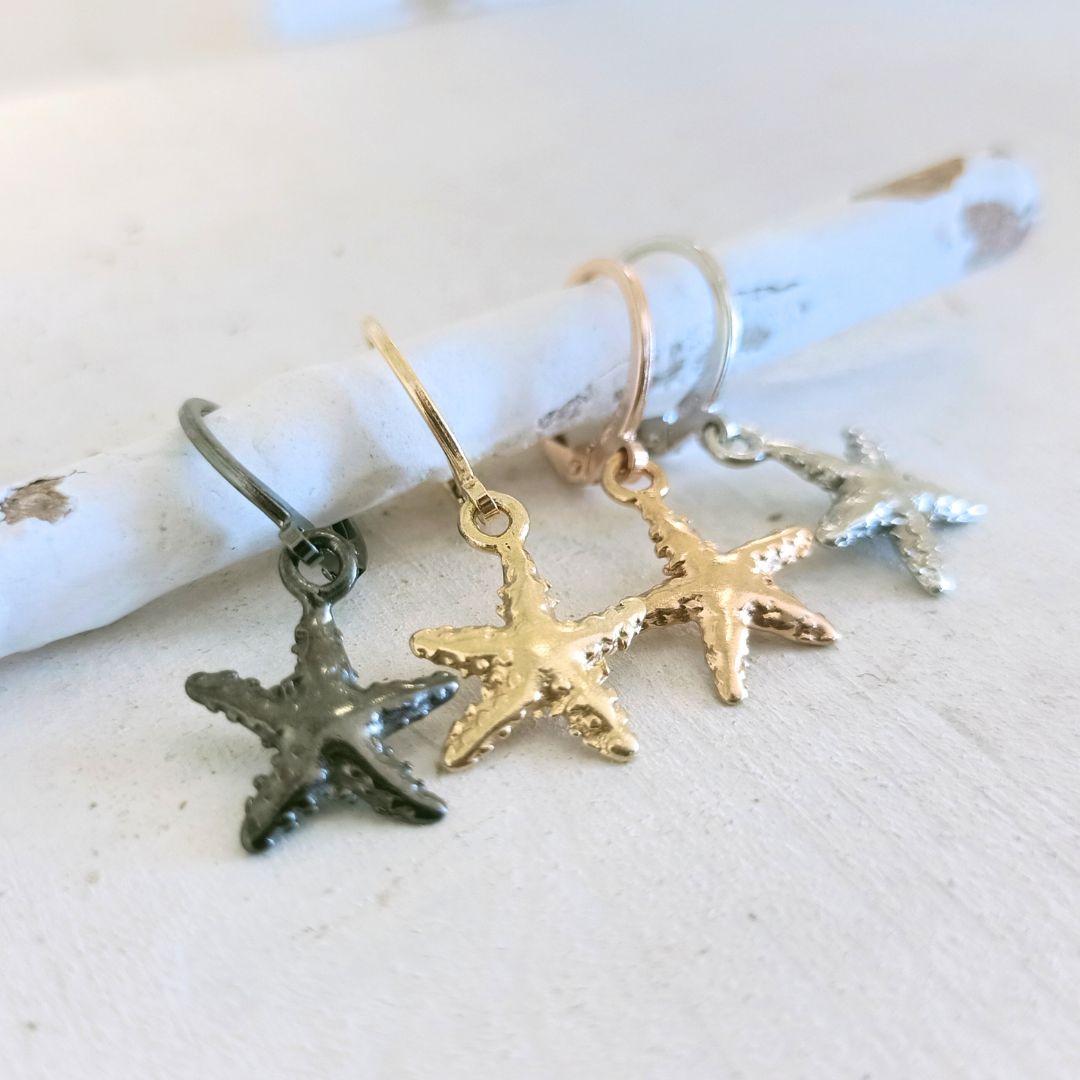 Starfish Hoop Earrings - OR823