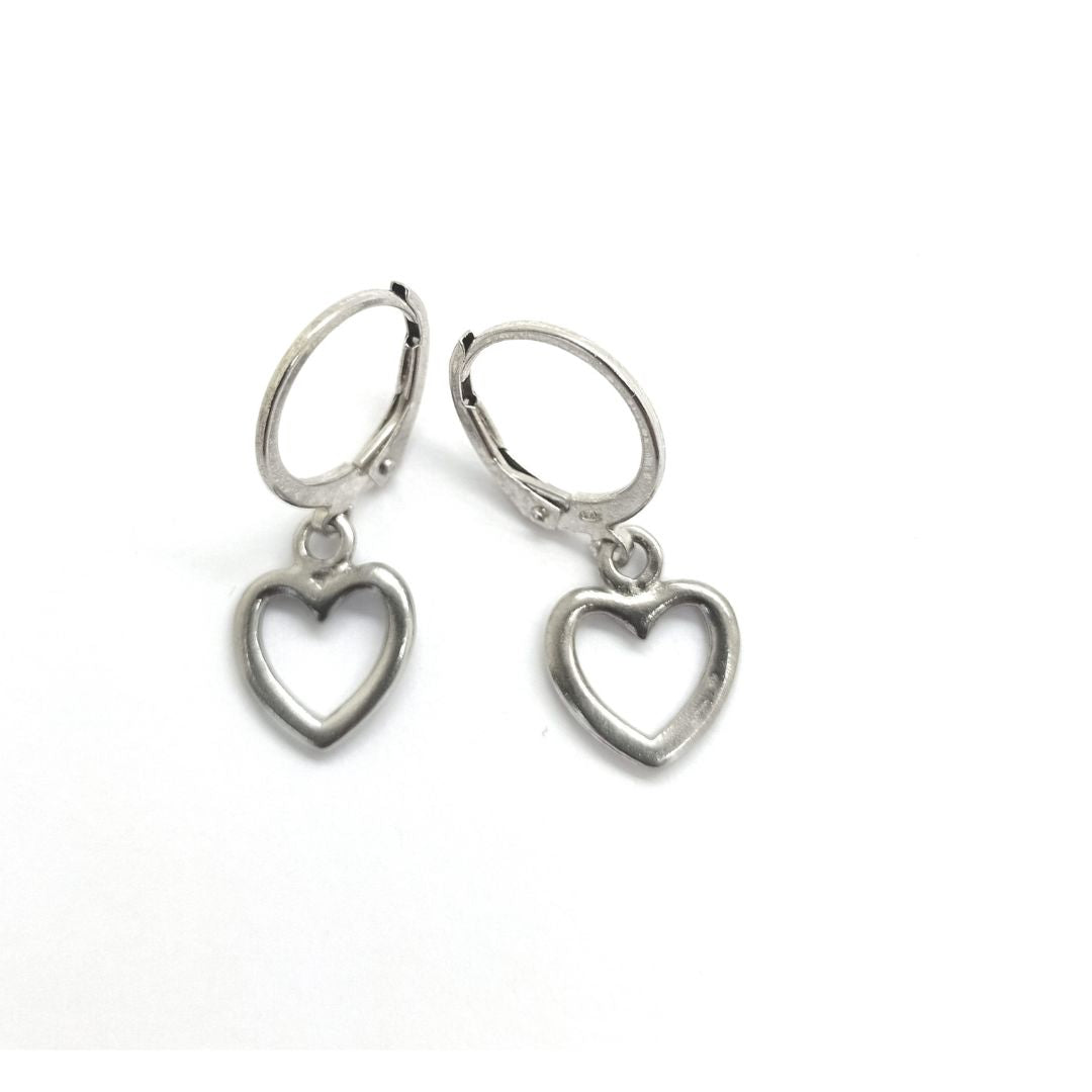 Heart Hoop Earrings - OR827