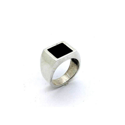 Anello con pietra quadrata - PSAN108P - Spadarella Gioielli