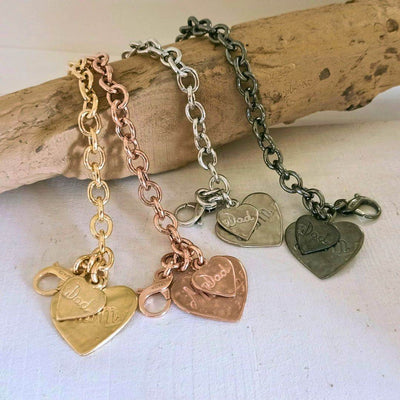 Bracciale cuori Mum & Dad - PSBR63 - Spadarella Gioielli