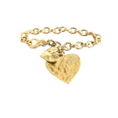 Bracciale cuori martellati - PSBR99 - Spadarella Gioielli